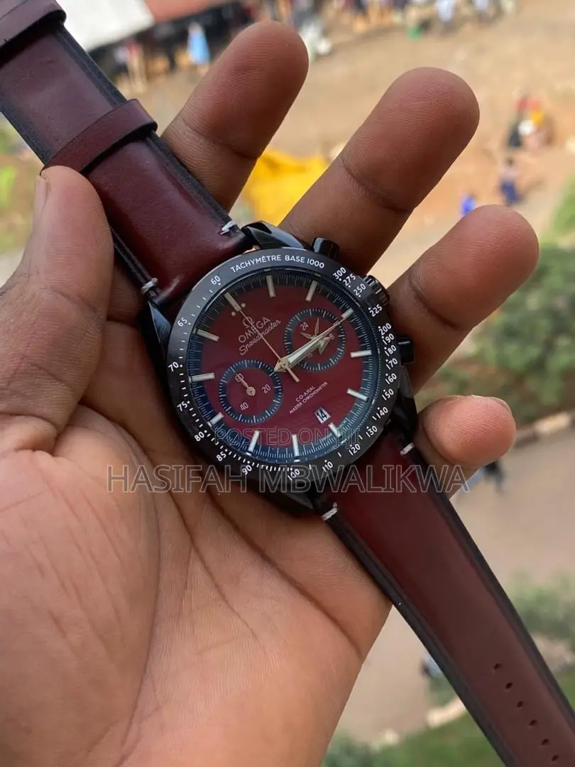 OMEGA Leather Watch