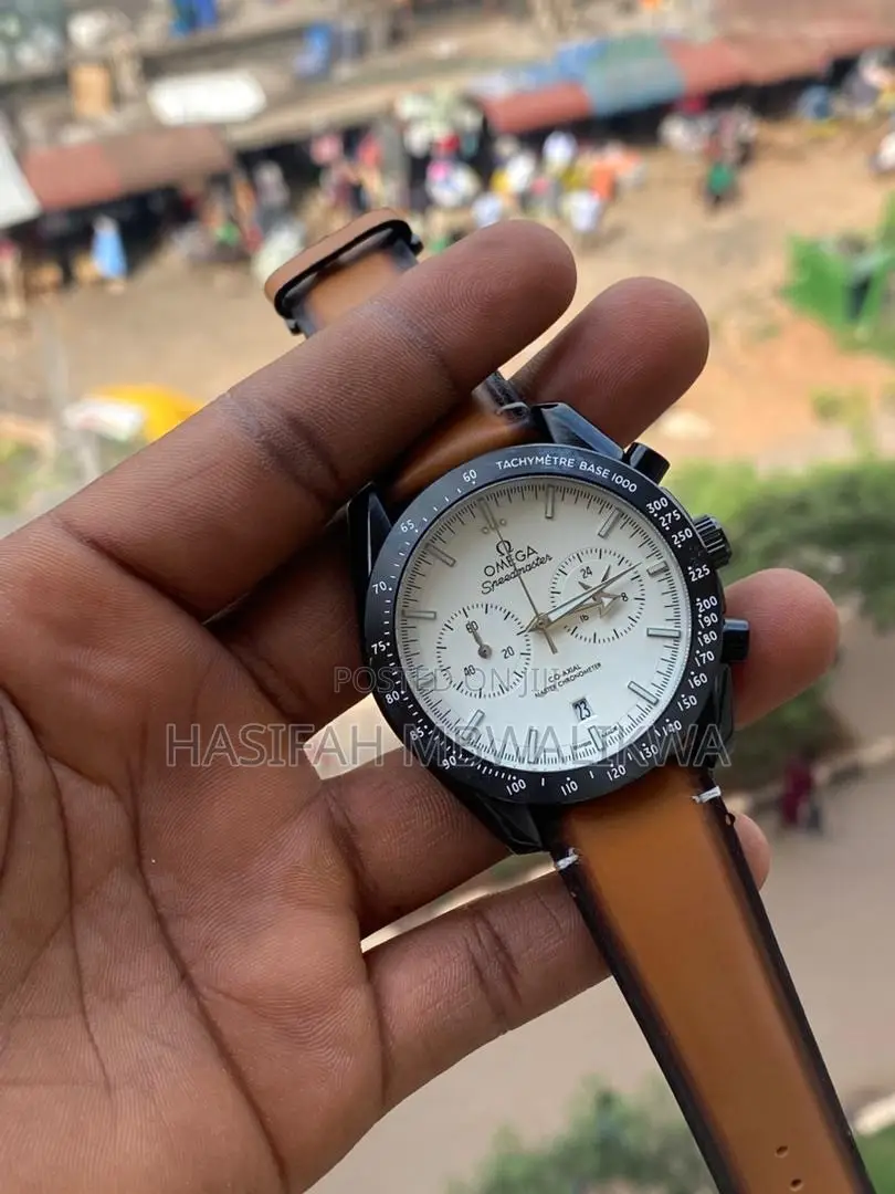 OMEGA Leather Watch