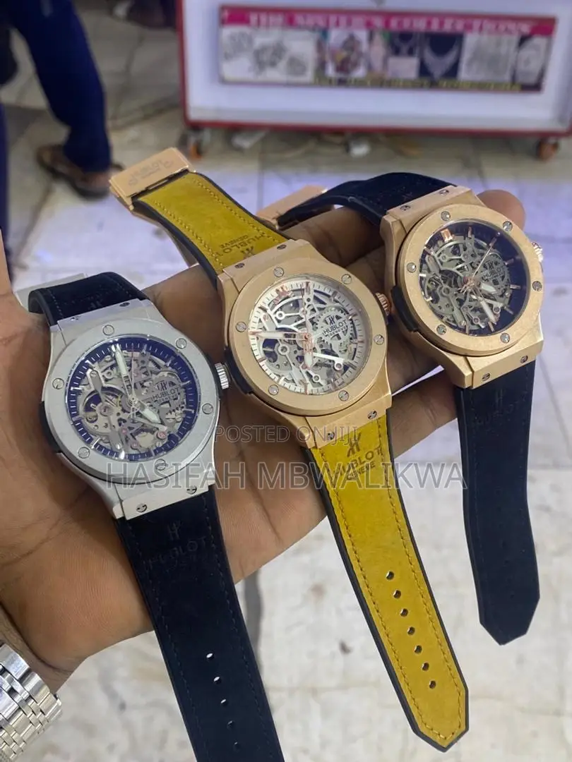 Hublot Geneve Leather Watch