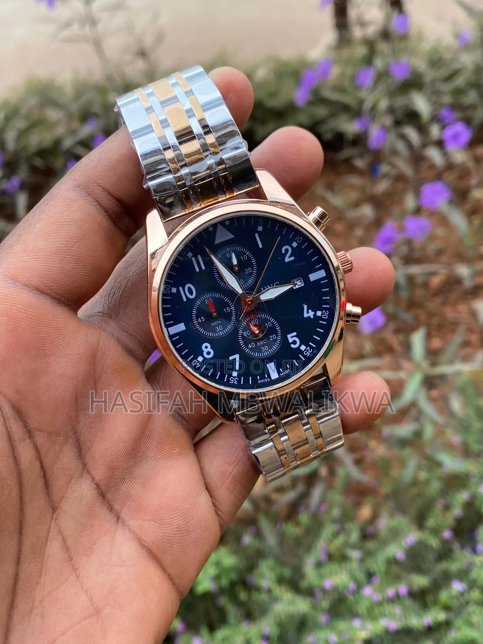 IWC Schaffhausen Metallic Watch