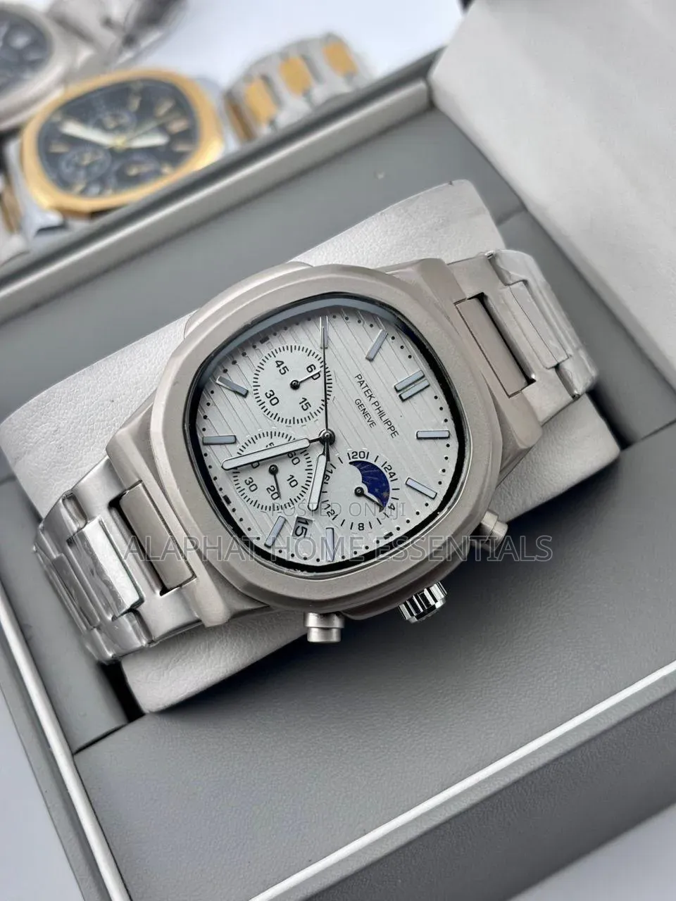 Patek Philippe Nautilus Moon Phase Chronograph Watch