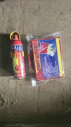 Full Set Fire Extinguisher and First Aid Box
