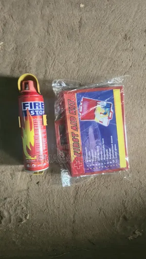 Full Set Fire Extinguisher and First Aid Box