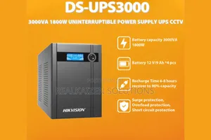 Hikvision Ups 3000va With Avr & Surge Protection 1800w