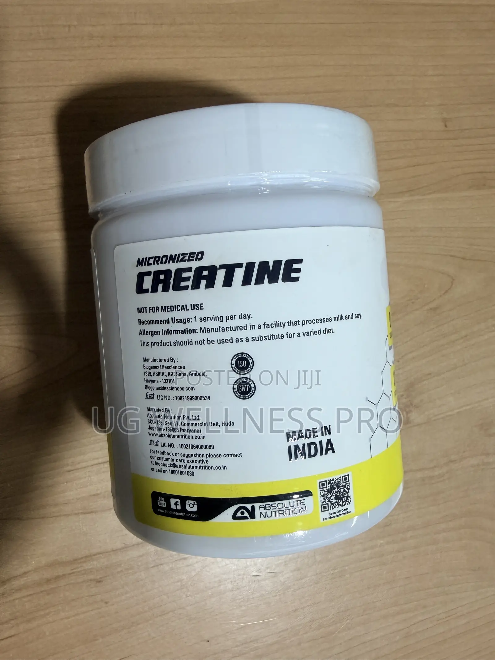 Absolute Nutrition Pure Creatine Monohydrate - 300 (Muscle Strength,