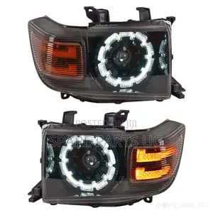 Landcruiser FJ70 Series Aftermarket Blacklens LED Projector Headlights