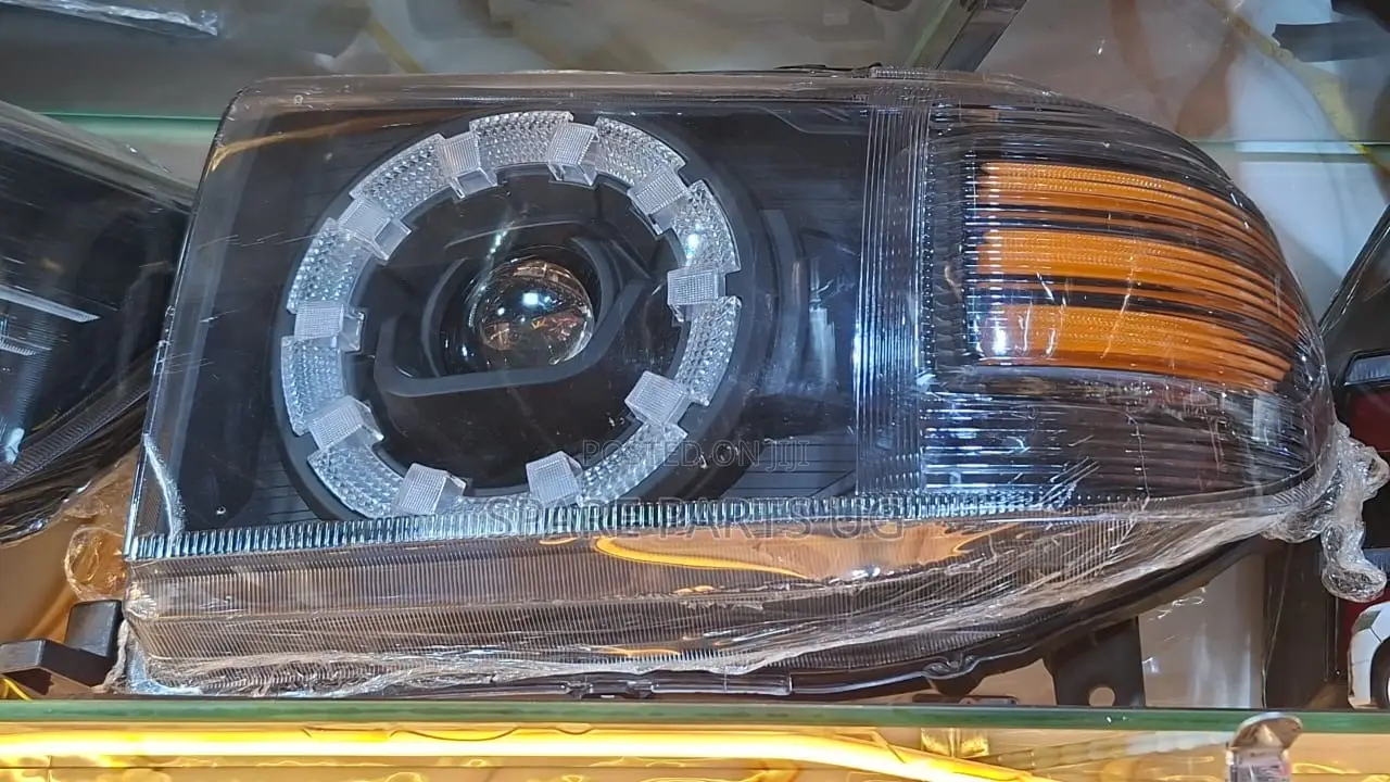 Landcruiser FJ70 Series Aftermarket Blacklens LED Projector Headlights