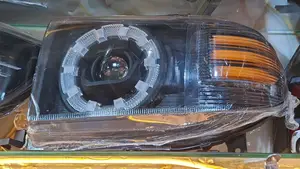 Landcruiser FJ70 Series Aftermarket Blacklens LED Projector Headlights