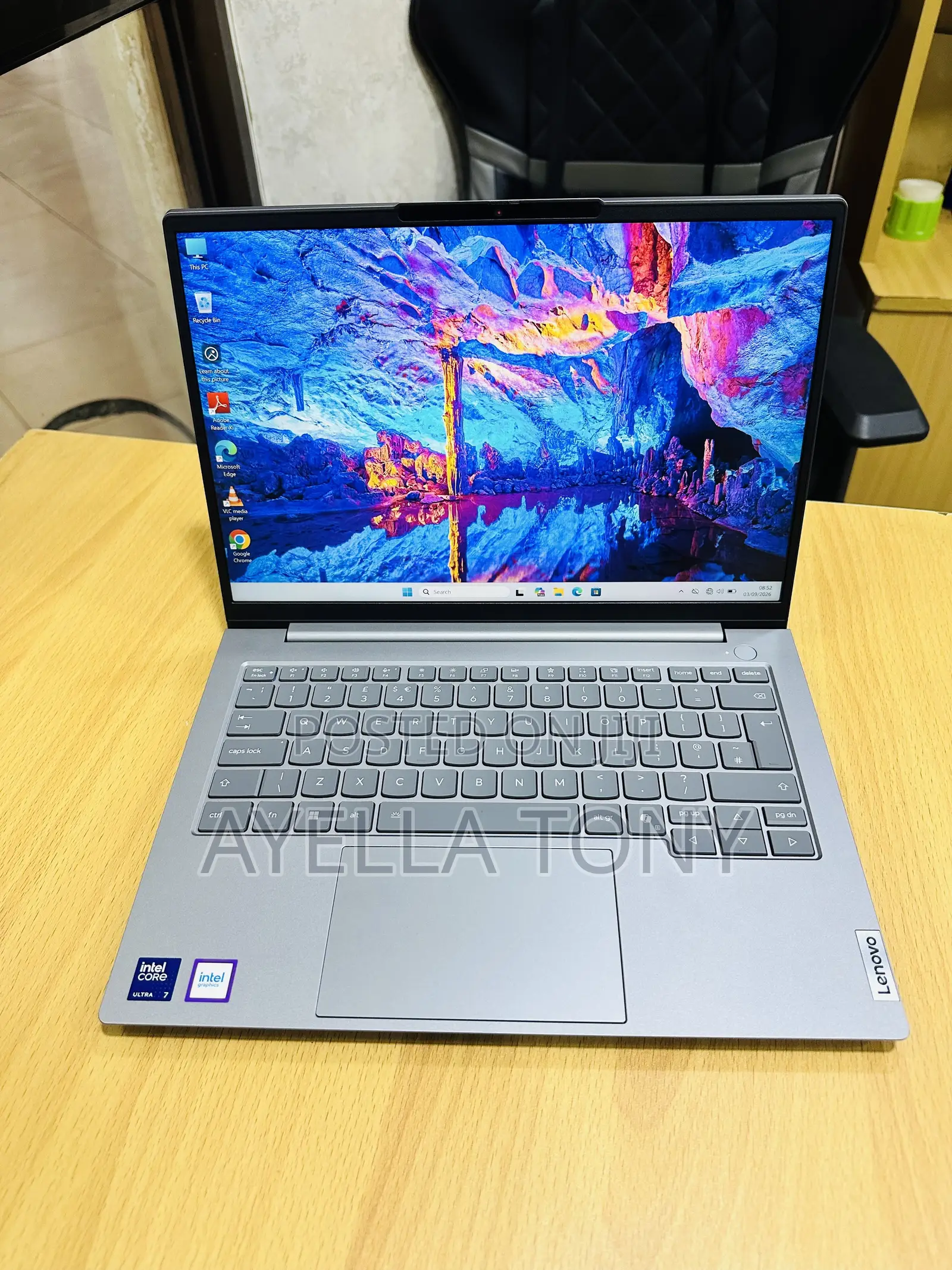 New Laptop Lenovo ThinkBook 14 G8 IAL 16GB Intel Core Ultra 7 SSD 512GB