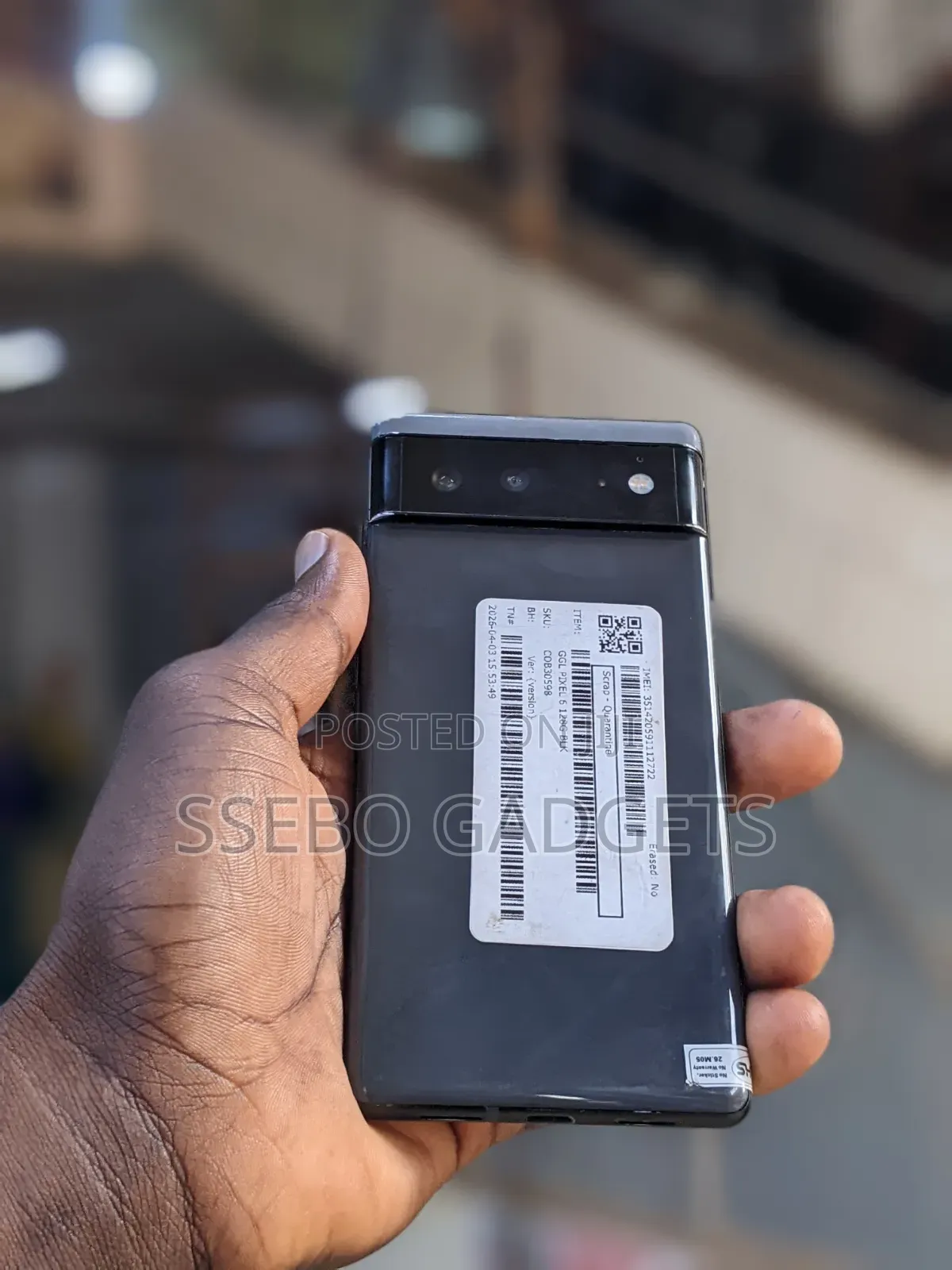 Google Pixel 6 128 GB Black