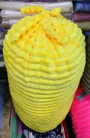 Yellow Neck Roll Cushion