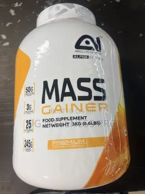 Absolute Nutrition Mass Gainer 3kg (Mango) - Zero Sugar, 8 Servings