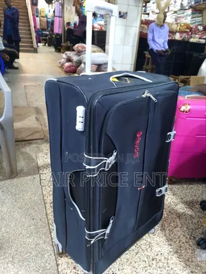 Original Cloth suitcase.Extralarge.( Black)
