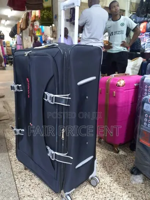 Original Cloth suitcase.Extralarge.( Black)