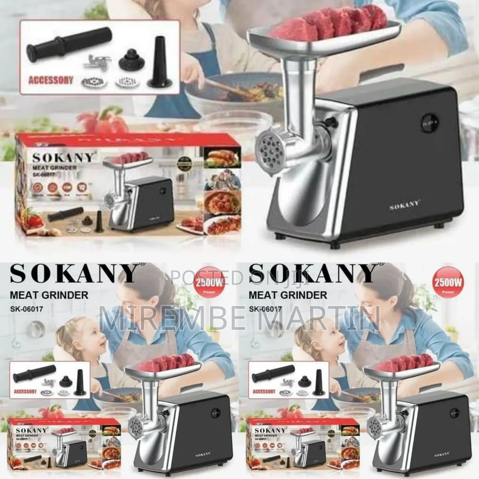Sokany Electric Meat Grinder