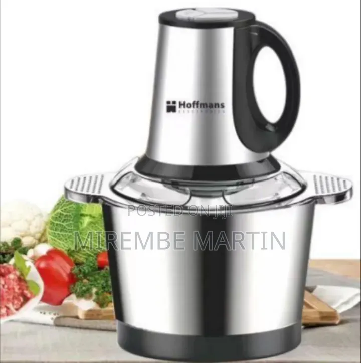 Professional Stainless Steel Food Chopper / Meat Grinder - Silver