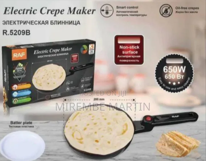 RAF R.5209B Electric Crepe Maker (650W) -