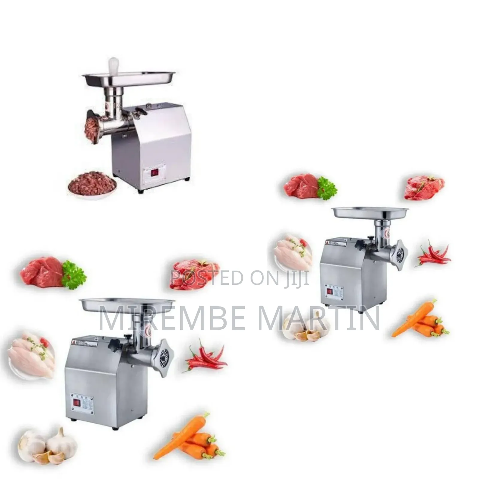 Electro Master Heavy-Duty Commercial Electric Meat Grinder
