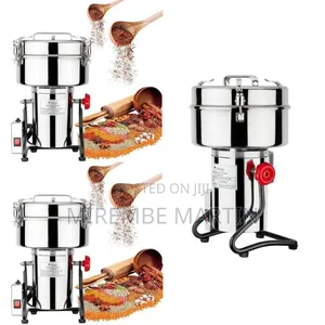 Professional High-Speed Stainless Stel Spice and Herb Grinder - Silver