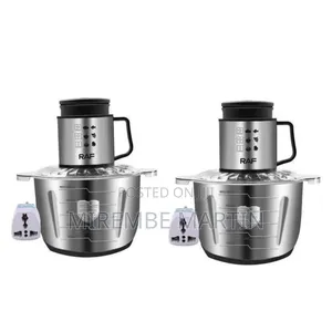 RAF Multi-Function Electric Food Chopper With Stainless Steel Bowl