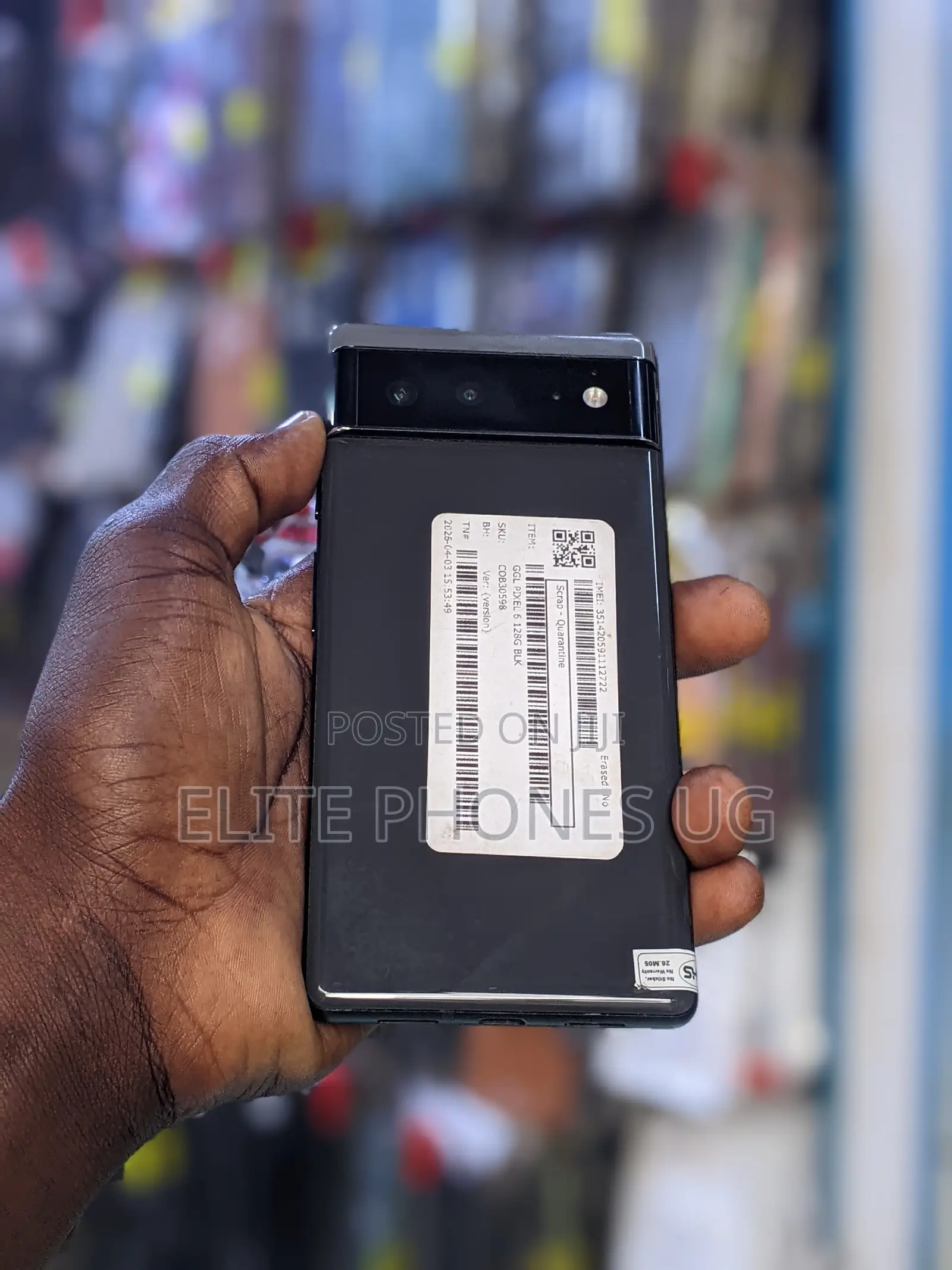 Google Pixel 6 128 GB Black