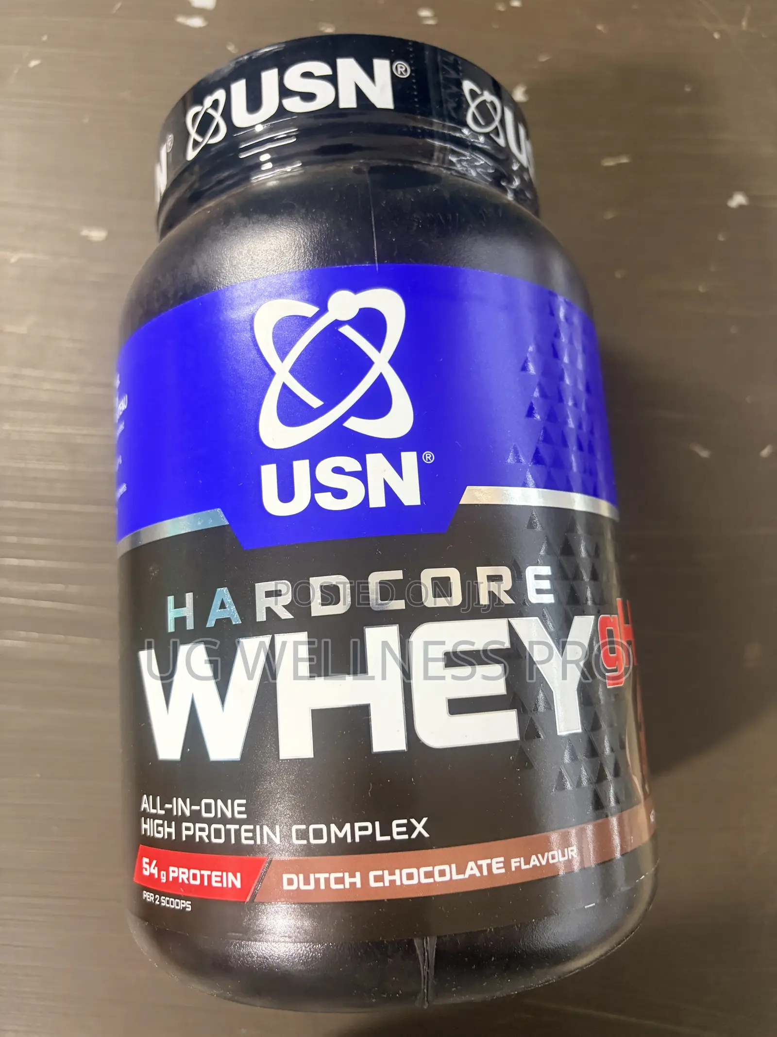 USN Hardcore Whey High Protein Complex (Dutch Chocolate, 27 Servings)