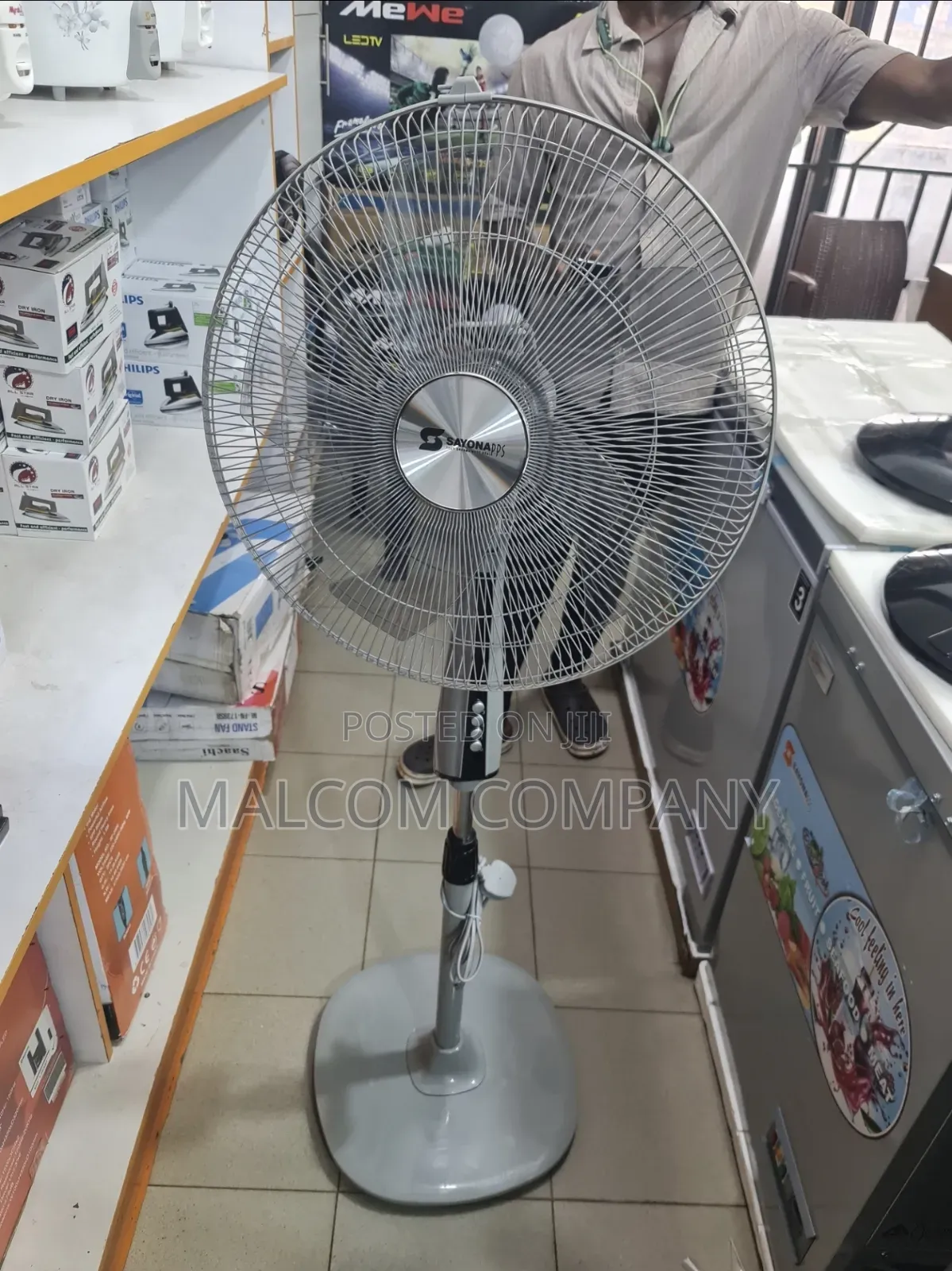 Sayona Pedestal Standing Fan – Adjustable Electric Floor Fan in Uganda