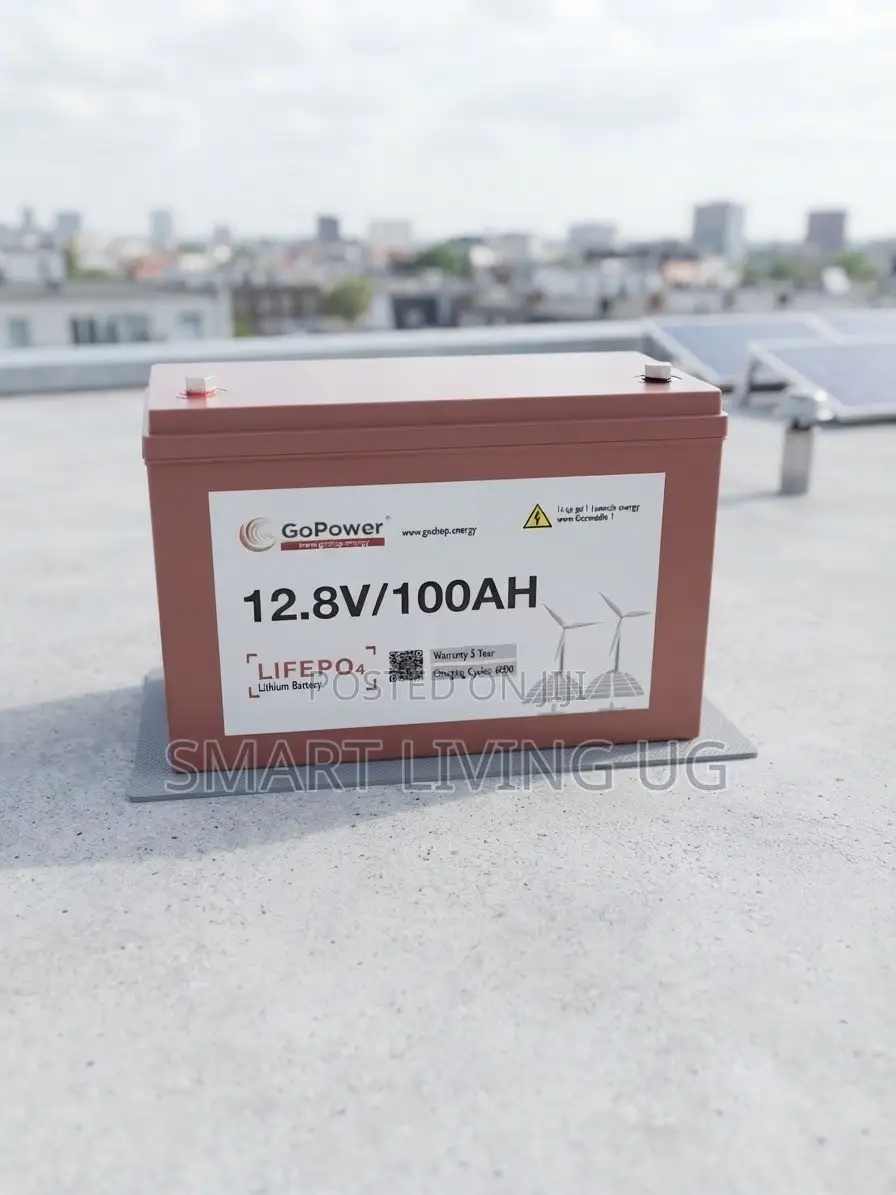 Durable GoPower 100Ah 12.8V Lithium Iron Phosphate Backup Battery