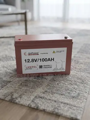Durable GoPower 100Ah 12.8V Lithium Iron Phosphate Backup Battery