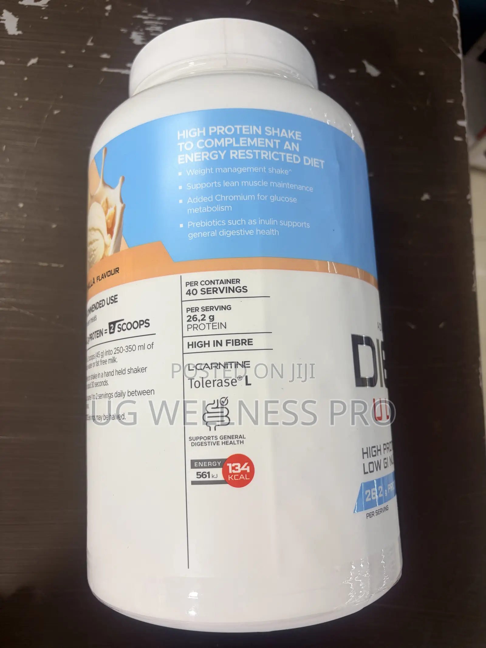 USN Diet Fuel Ultralean Weight Loss Shake 1.8kg (Vanilla, 40 Servings)