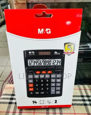 M&G 14-Digit Desktop  Business Calculator