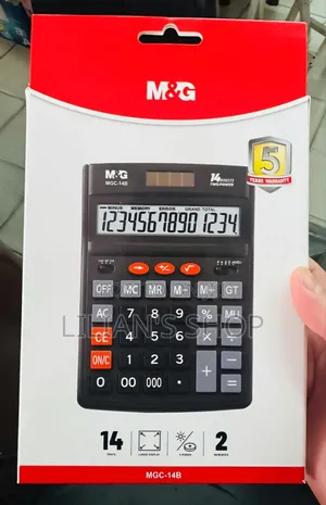 M&G 14-Digit Desktop  Business Calculator