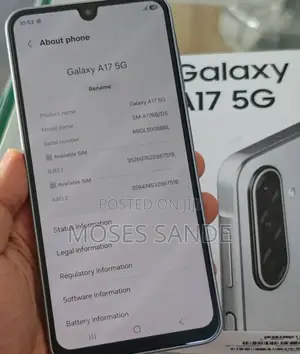 New Samsung Galaxy A17 5G 256 GB Gray