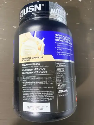 USN Hardcore Whey High Protein Complex (French Vanilla, 27 Servings)