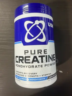 USN Pure Creatine Monohydrate Powder Unflavored (80 Servings) - 5g/Ser