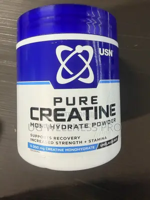 USN Pure Creatine Monohydrate Powder Unflavored (40 Servings) - 5g/Ser