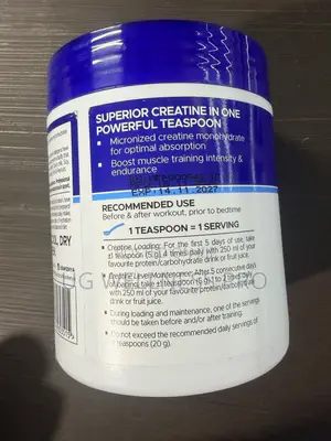 USN Pure Creatine Monohydrate Powder Unflavored (40 Servings) - 5g/Ser