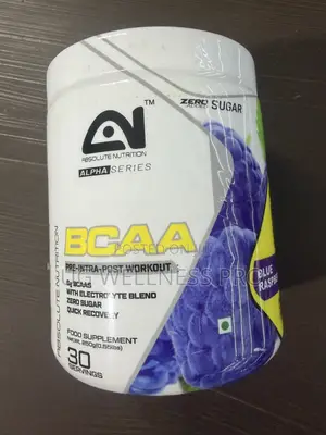 Absolute Nutrition Alpha Series BCAA Powder Blue Raspberry 30 Servings