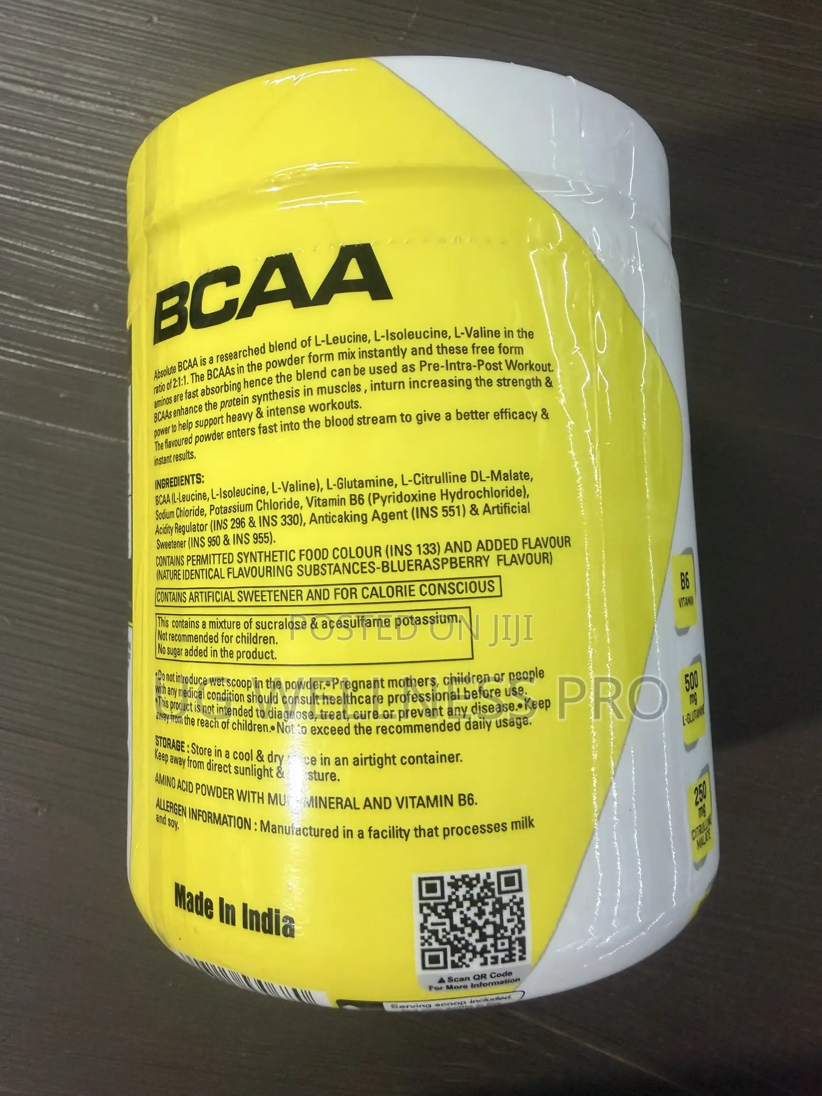 Absolute Nutrition Alpha Series BCAA Powder Blue Raspberry 30 Servings