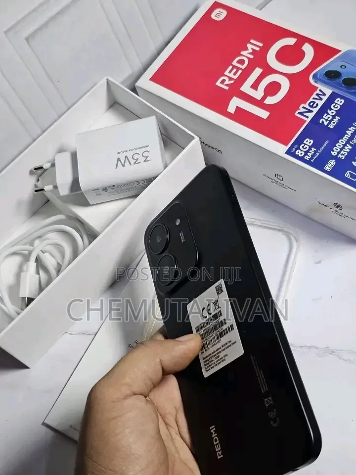 New Xiaomi Redmi 15C 4G 256 GB Black