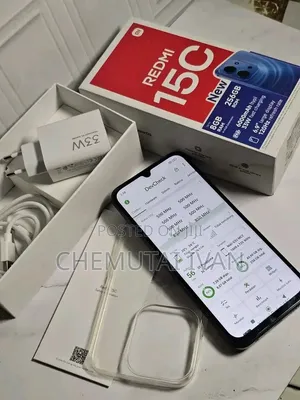 New Xiaomi Redmi 15C 4G 256 GB Black