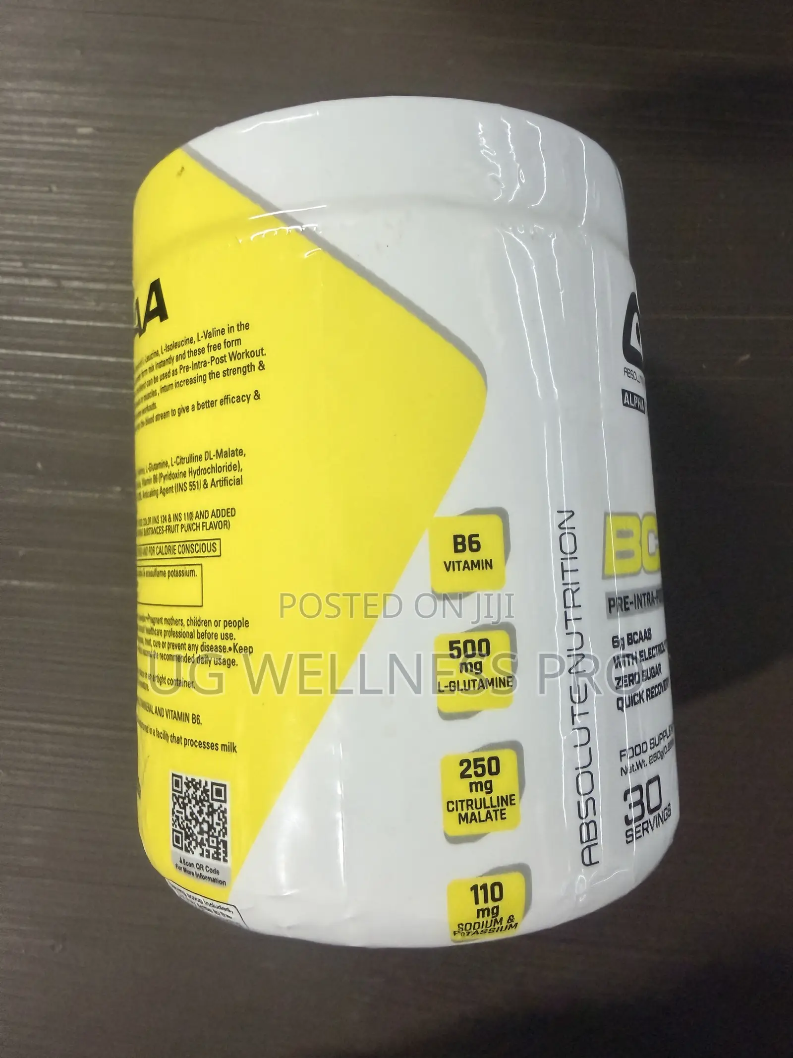 Absolute Nutrition Alpha Series BCAA Powder (Fruit Punch, 30 Servings