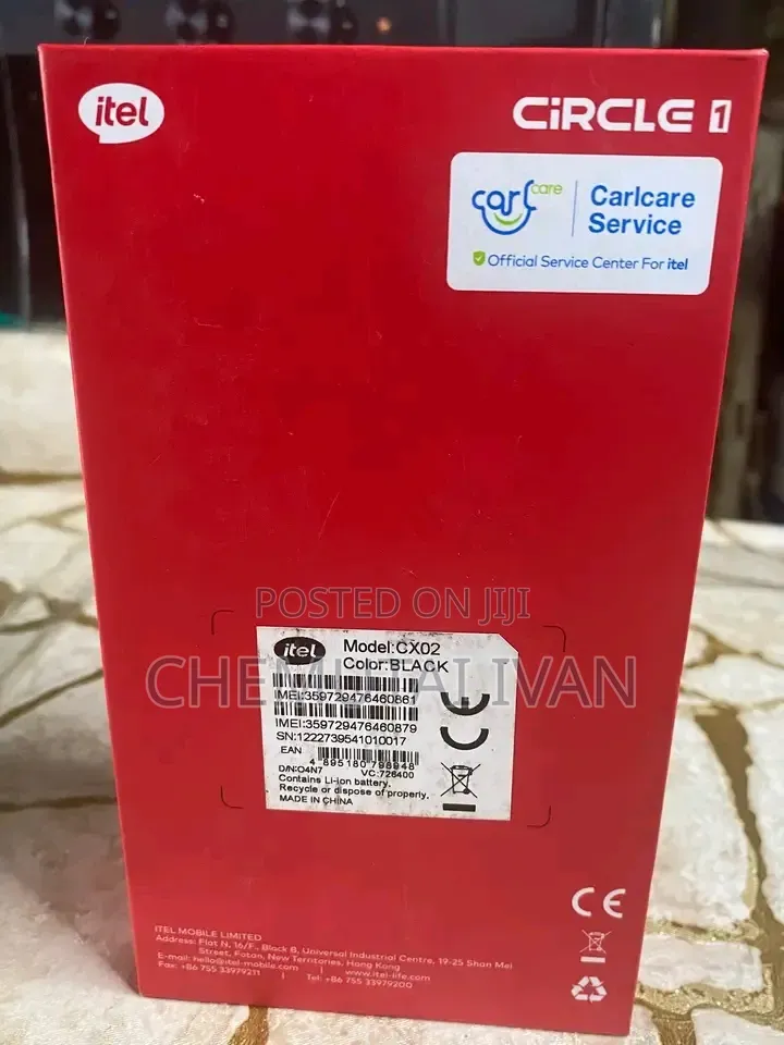 New Itel Circle 1 Black
