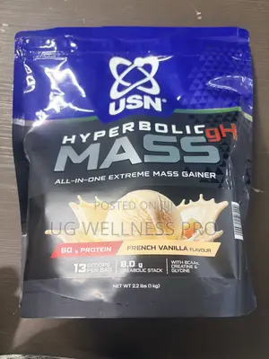 USN Hyperbolic Mass All-in-One Extreme Mass Gainer French Vanilla, 1kg