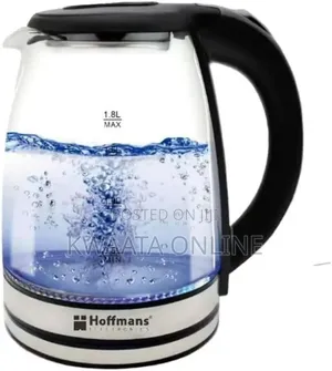 2L Hoffmans HM-2513 Glass Kettle With Led Blue Lighting 2000W