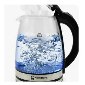 2L Hoffmans HM-2513 Glass Kettle With Led Blue Lighting 2000W