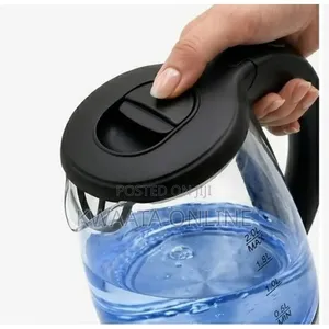 2L Hoffmans HM-2513 Glass Kettle With Led Blue Lighting 2000W