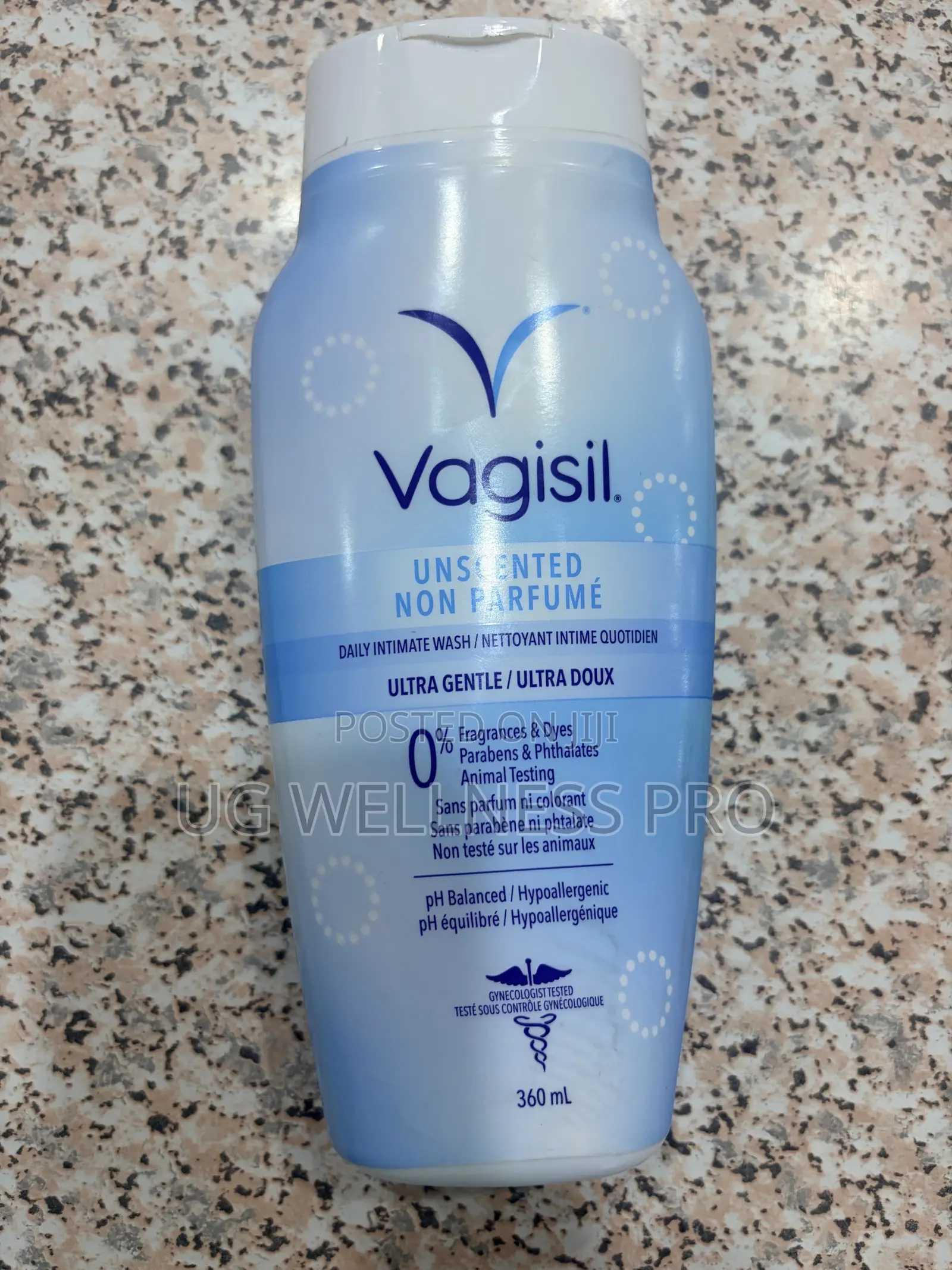 Vagisil Unscented Daily Intimate Wash (360ml) - Paraben-Free