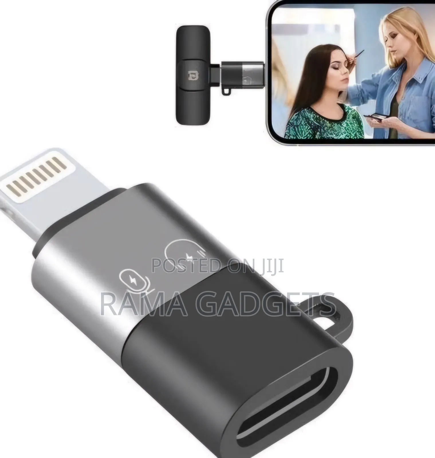 USB-C Female to Lightning Male Adapters Used to Type-C Lavalier