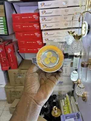 Golden Metallic Spotlight Warm